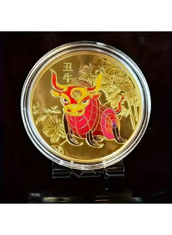 Chinese Zodiac Mouse Coin Medal Wealth Prosperity Collectible Gift Feng Shui Decoration - Image 3